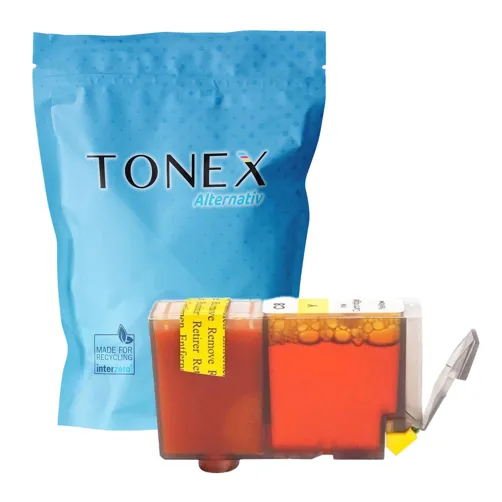 TONEX alternativ für Canon CLI-8Y / 0623B001 Tinte Gelb bis zu 478 Seiten