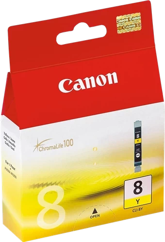 Canon Original CLI-8Y / 0623B001 Tintenpatrone Gelb bis zu 530 Seiten 13ml