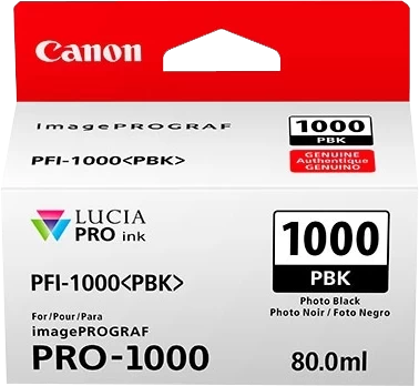 Canon PFI-1000 PBK Schwarz Foto Tintenpatrone