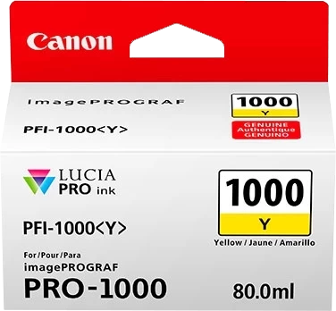 Canon PFI-1000 Y Yellow Tintenpatrone