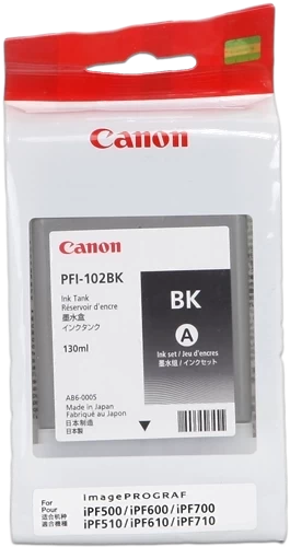 Canon PFI-102 BK Schwarz Tintenpatrone