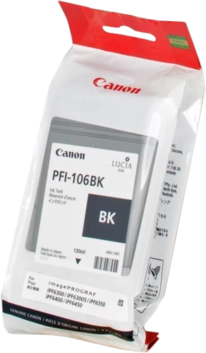 Canon Original PFI-106BK / 6621B001 Tintenpatrone Schwarz 130ml