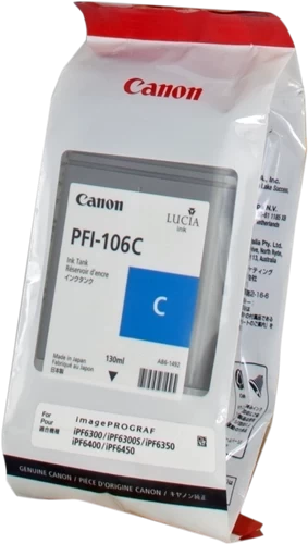 Original Canon PFI-106C / 6622B001 Tinte Cyan 130ml