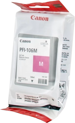Original Canon PFI-106M / 6623B001 Tinte Magenta 130ml