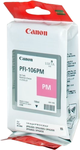 Original Canon PFI-106PM / 6626B001 Tinte Photo Magenta 130ml