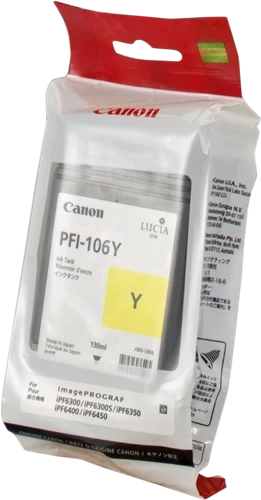 Original Canon PFI-106Y / 6624B001 Tinte Gelb 130ml