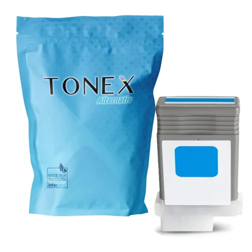 TONEREXPERT Premium Kompatibel für Canon PFI-107C / 6706B001 Tintenpatrone Cyan 130ml