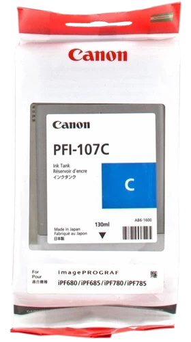 Canon Original PFI-107C / 6706B001 Tintenpatrone Cyan