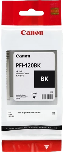 Original Canon PFI-120BK / 2885C001 Tinte Schwarz 130ml