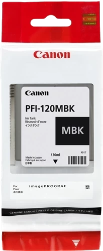 Original Canon PFI-120MBK / 2884C001 Tinte Matt Schwarz 130ml