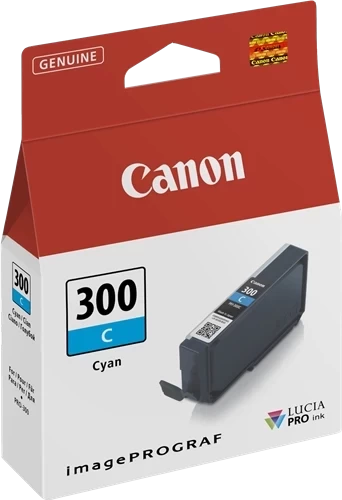 Original Canon PFI-300C / 4194C001 Tinte Cyan 14ml