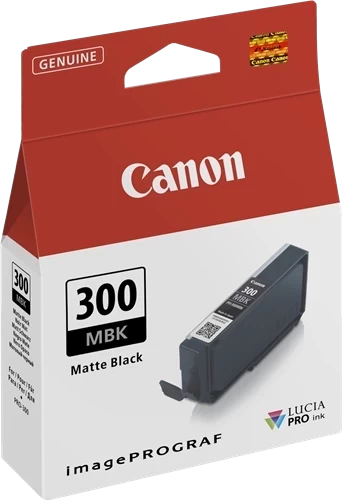 Original Canon PFI-300MBK / 4192C001 Tinte Matt Schwarz 14ml