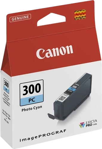 Original Canon PFI-300PC / 4197C001 Tinte Photo Cyan 14ml