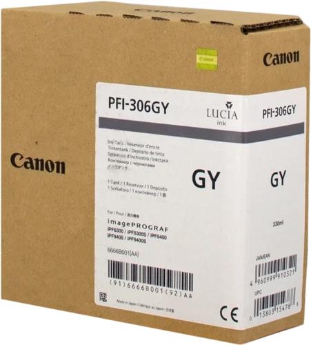 Original Canon PFI-306gy / 6666B001 Tinte 330ml