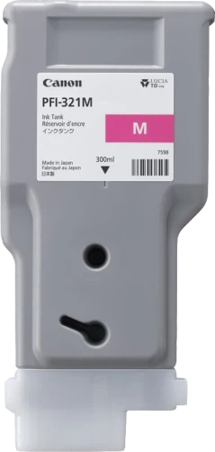Original Canon 6269C001 / PFI-321m Tinte Magenta 300ml