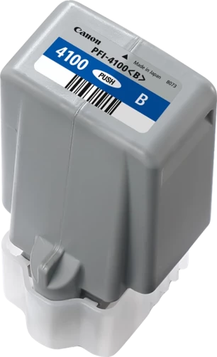 Original Canon 6786C001 / PFI-4100b Tinte Blau bis zu 805 Seiten 80ml