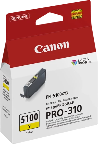 Original Canon 6955C001 / PFI-5100y Tinte Gelb 14ml