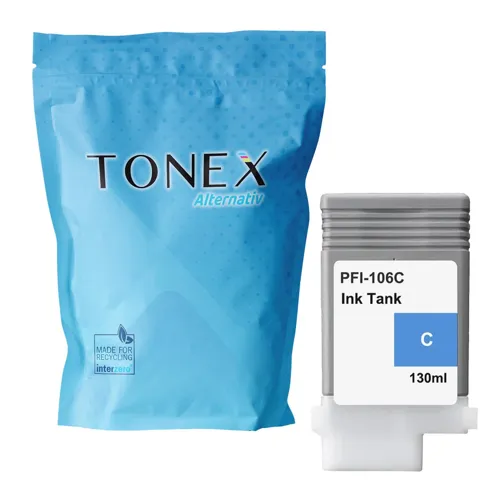 TONEX alternativ für Canon PFI-106PC / 6625B001 Tinte Photo Cyan bis zu 130 Seiten