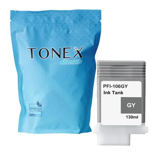 TONEX alternativ für Canon PFI-106PGY / 6631B001 Tinte Photo Grau 130ml