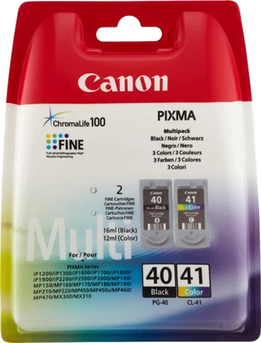 Canon Original PG-40-CL-41 Tintenpatrone Schwarz Color Multipack