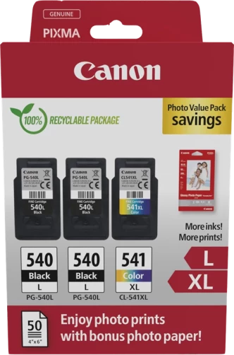 Original Canon PG-540L+CL-541XL Tinte Schwarz bis zu 700 Seiten