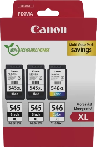 Original Canon PG-545XL+CL-546XL / 8286B013 Tinte Schwarz Multipack