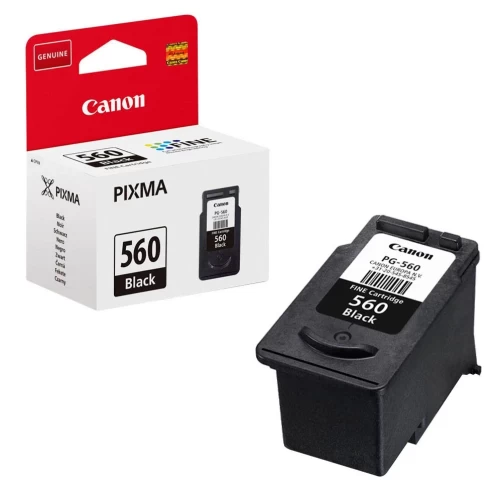 Original Canon PG-560 / 3713C001 Tinte Schwarz bis zu 180 Seiten 8ml