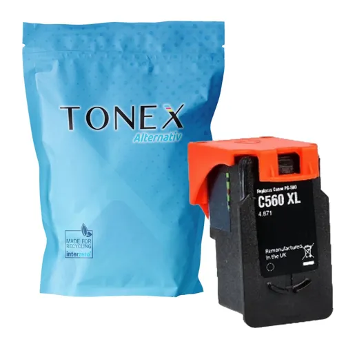 TONEX alternativ für Canon PG-560XLBK / 3712C001 Tinte Schwarz bis zu 400 Seiten