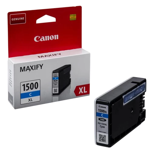Original Canon PGI-1500XLC / 9193B001 Tinte Cyan bis zu 1020 Seiten 12ml