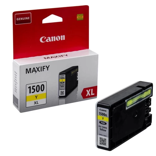 Original Canon PGI-1500XLY / 9195B001 Tinte Gelb bis zu 935 Seiten 12ml