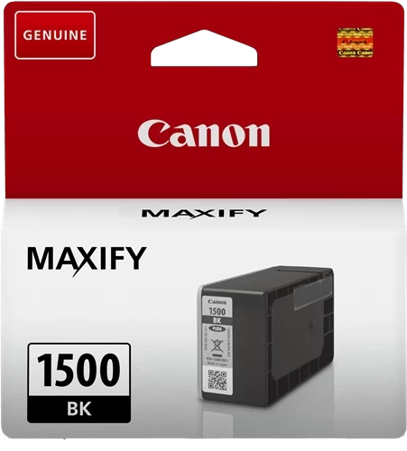 Original Canon PGI-1500BK / 9218B001 Tinte Schwarz bis zu 400 Seiten