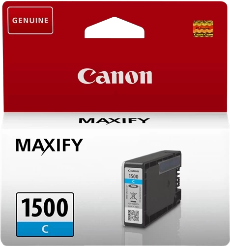 Canon Original PGI-1500C Tintenpatrone Cyan bis zu 300 Seiten