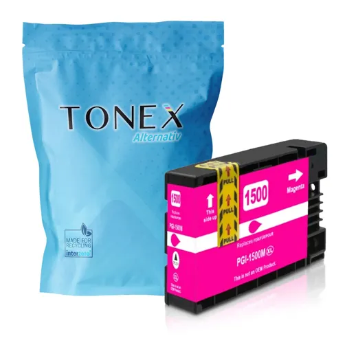 TONEX alternativ für Canon PGI-1500-XLM / 9194B001 Tinte Magenta bis zu 780 Seiten