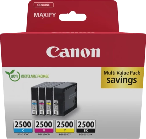 Canon Original PGI-2500 / 9290B006 Tintenpatrone bis zu 3100 Seiten