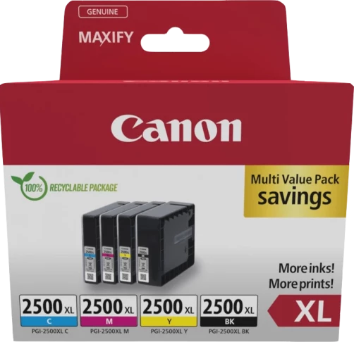 Canon Original PGI-2500 XL / 9254B010 Tintenpatrone bis zu 7070 Seiten