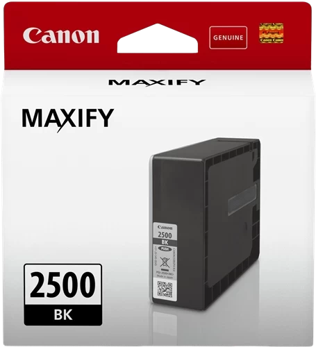 Canon Original PGI-2500BK / 9290B001 Tintenpatrone Schwarz bis zu 1000 Seiten