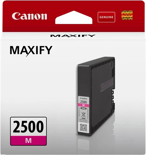 Original Canon PGI-2500M / 9302B001 Tinte Magenta bis zu 700 Seiten