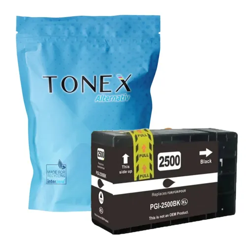 TONEX alternativ für Canon PGI-2500-XLBK / 9254B001 Tinte Schwarz bis zu 2500 Seiten