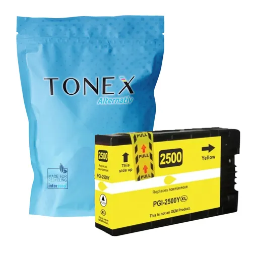 TONEX alternativ für Canon PGI-2500-XLY / 9267B001 Tinte Gelb bis zu 1520 Seiten