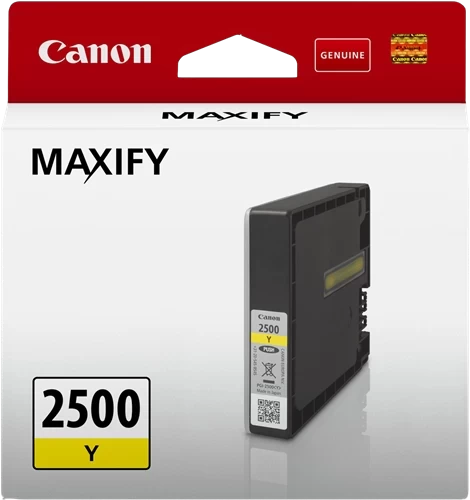 Canon Original PGI-2500Y / 9303B001 Tintenpatrone Gelb bis zu 700 Seiten