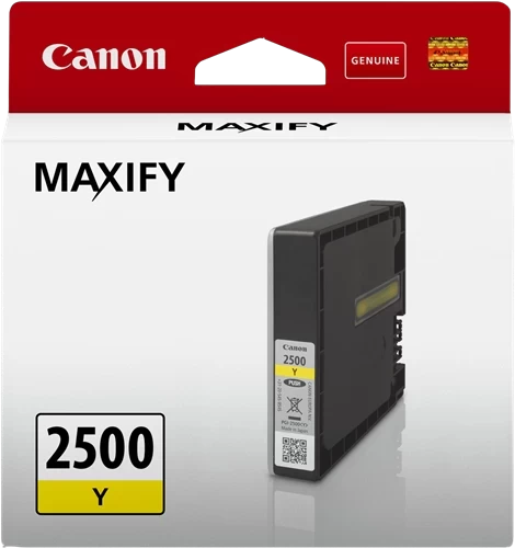 Original Canon PGI-2500Y / 9303B001 Tinte Gelb bis zu 700 Seiten