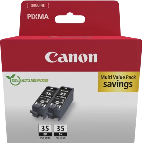 Canon Original PGI-35BK / 1509B029 Tintenpatrone Schwarz Multipack