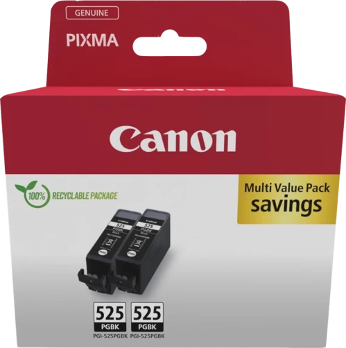 Canon Original PGI-525 PGKB Twin / 4529B017 Tintenpatrone Schwarz Multipack