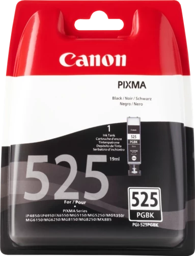Original Canon PGI-525Pgbk / 4529B001 Tinte Schwarz bis zu 341 Seiten