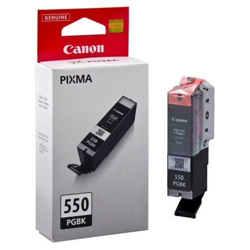 Original Canon PGI-550PGBK / 6496B001 Tinte Schwarz bis zu 300 Seiten 15ml