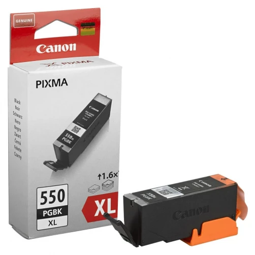 Original Canon PGI-550PGBKXL / 6431B001 Tinte Schwarz bis zu 500 Seiten 22ml