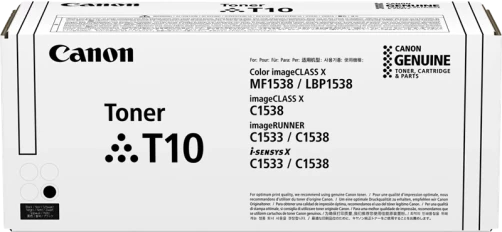 Original Canon 4566C001 / T10 bk Toner Schwarz bis zu 13000 Seiten