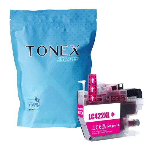 TONEREXPERT Premium Kompatibel für Brother LC-422XL Tintenpatrone Magenta bis zu 1500 Seiten