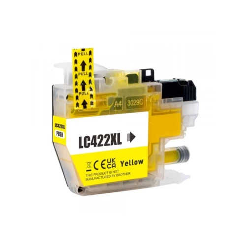 TONEREXPERT Premium Kompatibel für Brother LC-422XL Tintenpatrone Gelb bis zu 1500 Seiten