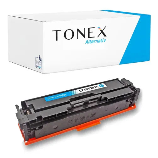 TONEX alternativ für HP 201X / CF401X Toner Cyan bis zu 2300 Seiten